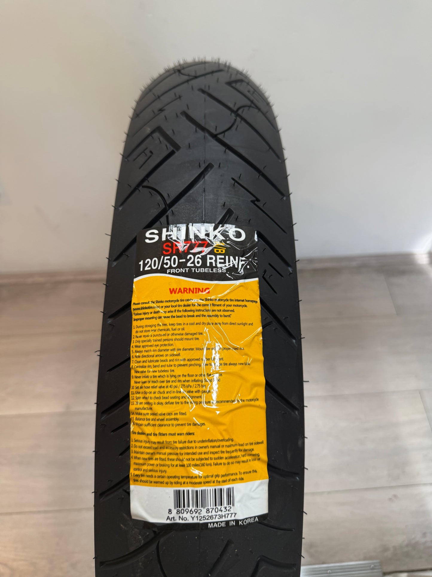 Shinko 26” 120/50