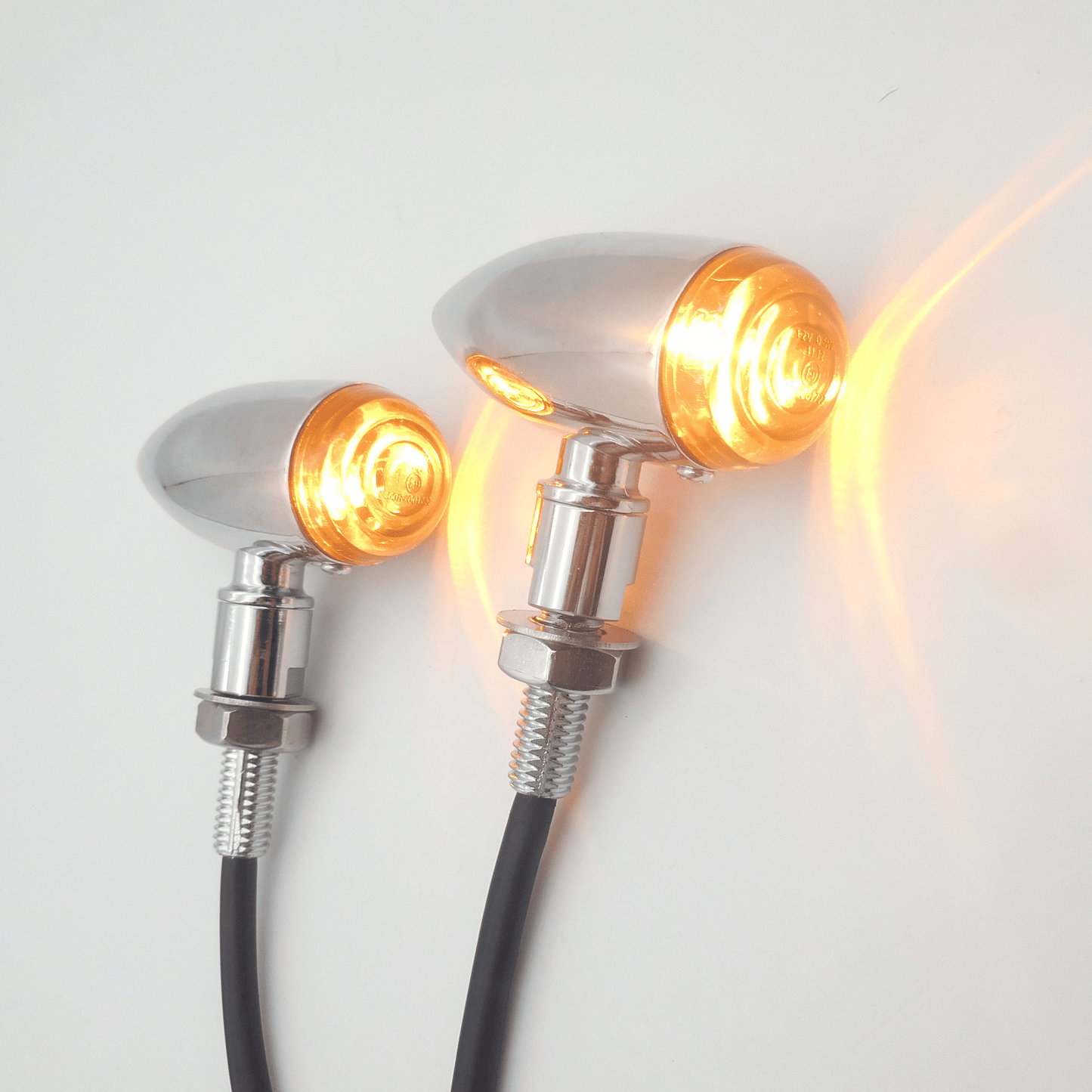 TNKD Customs Chrome LED Retro Bullet Indicators