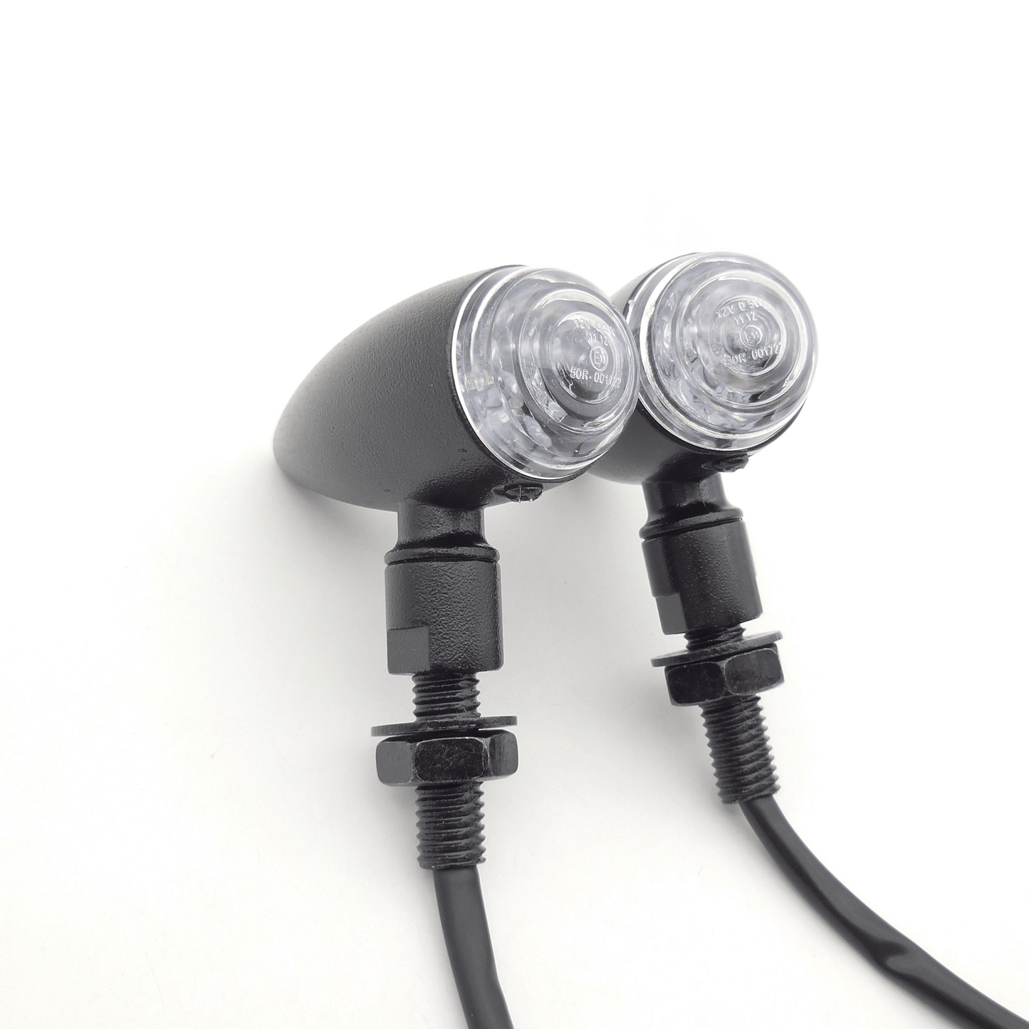 TNKD Customs Black LED Retro Bullet Indicators