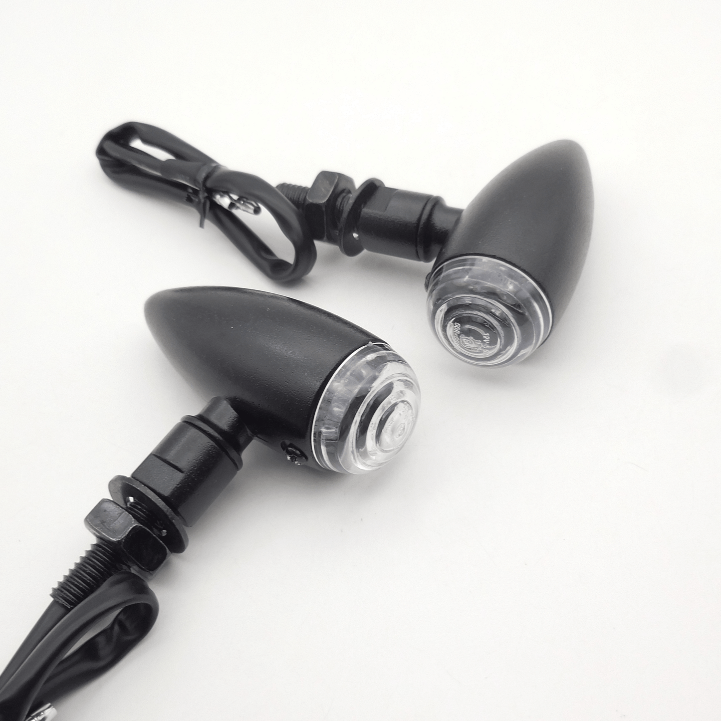 TNKD Customs Black LED Retro Bullet Indicators