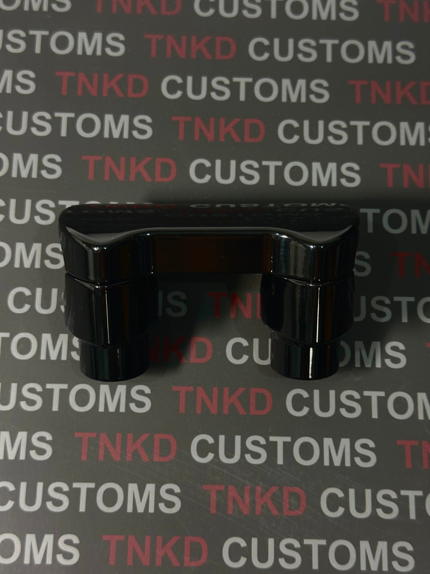 Black 1.25" One Piece Risers