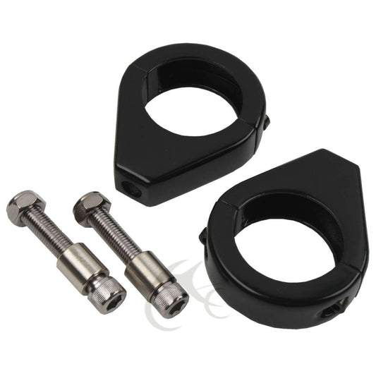 TNKD Customs 39mm Black Indicator Fork Clamps