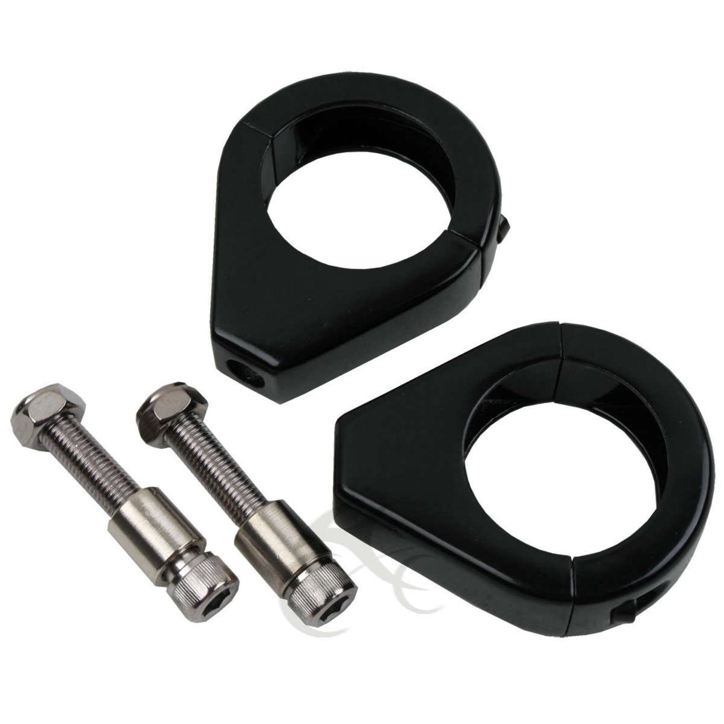 TNKD Customs 39mm Black Indicator Fork Clamps
