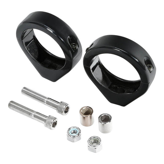 TNKD Customs 49mm Black Indicator Fork Clamps