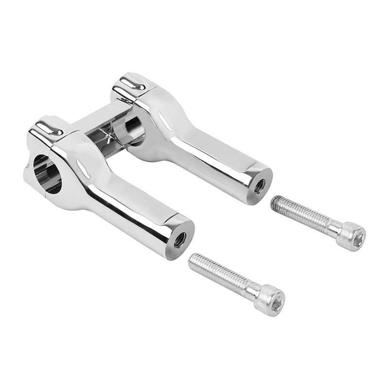 Chrome 1.25" Double Risers