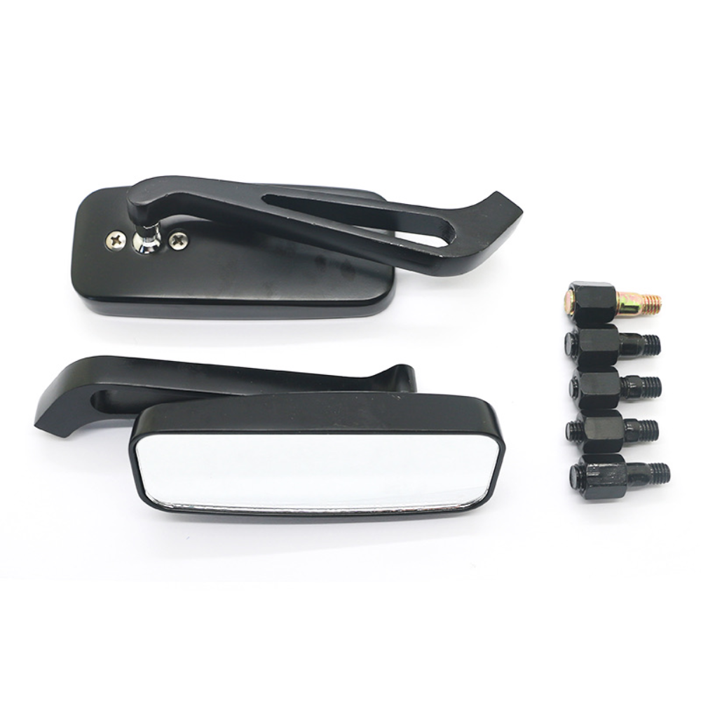 TNKD Customs X-Rect Black Mirrors (Standard Glass)