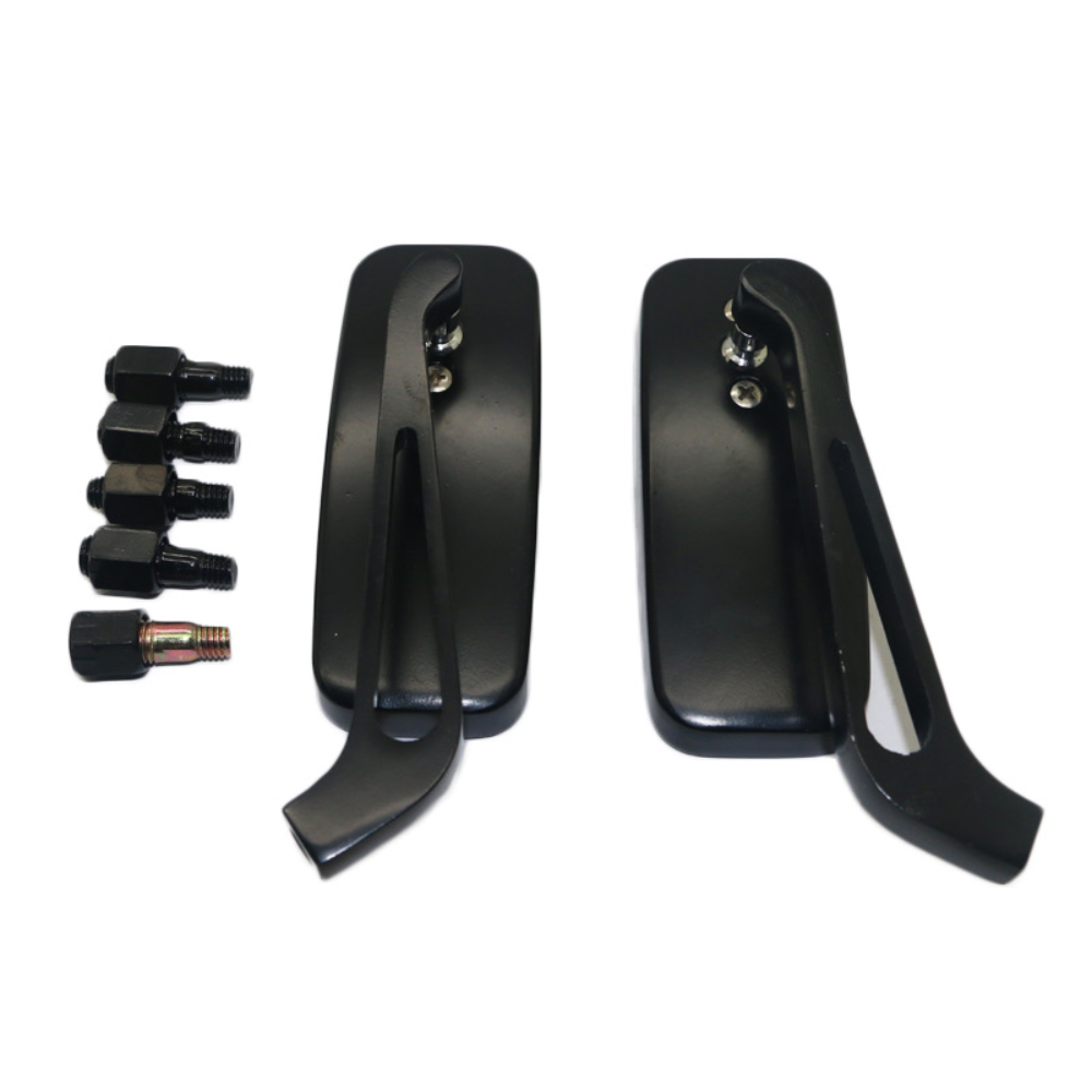 TNKD Customs X-Rect Black Mirrors (Standard Glass)