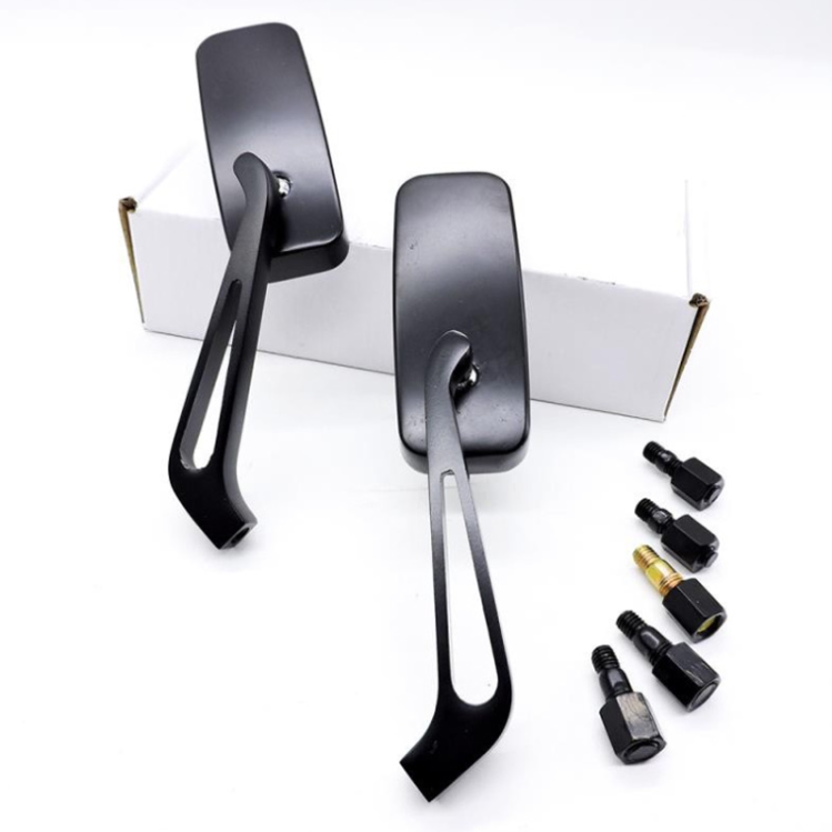 TNKD Customs X-Rect Black Mirrors (Standard Glass)