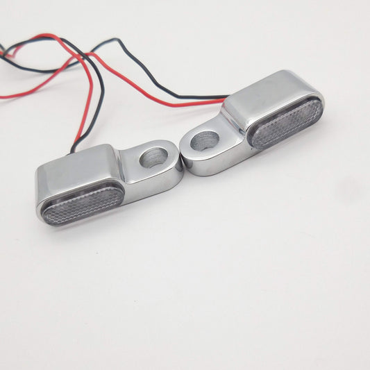 TNKD Customs Low Profile Stealth Mini Chrome Indicators