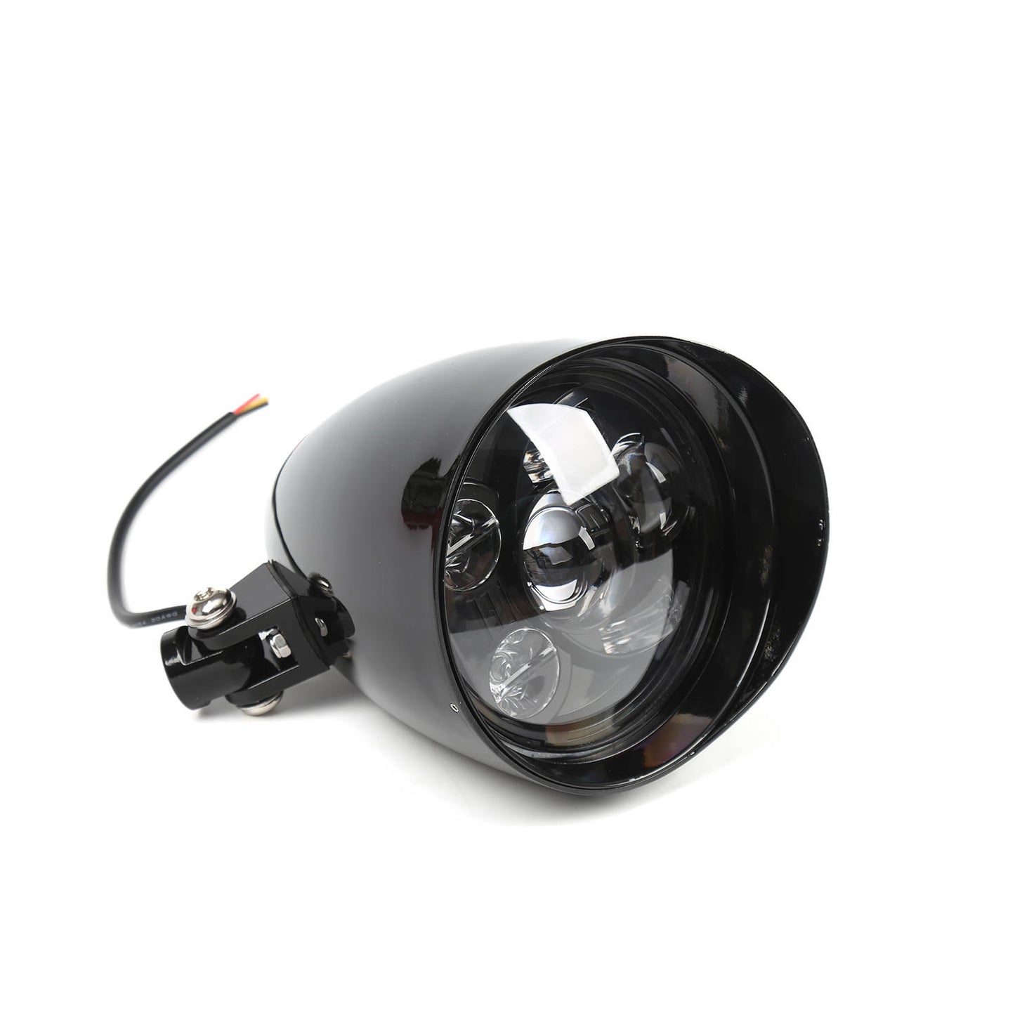 TNKD Customs 5.75" Black LED Chopper Headlight