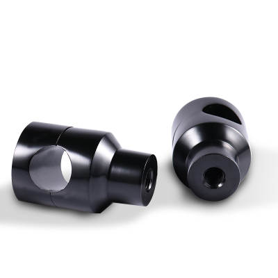 Black 1" Round Risers