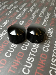 HD V-Rod Black Front Axle Bolt Covers