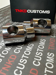 Chrome 1" Round Risers