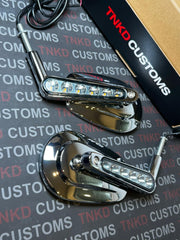 TNKD Customs Chrome Integrated Indicator Mirrors