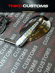 TNKD Customs Chrome Integrated Indicator Mirrors