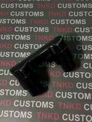 Black 1.25" One Piece Risers