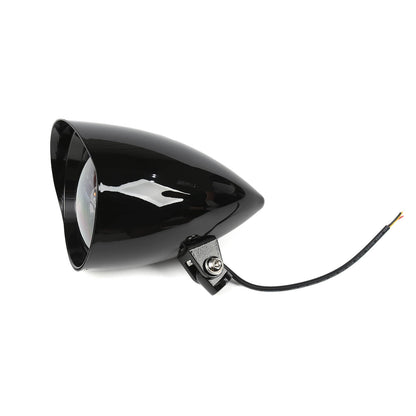 TNKD Customs 5.75" Black LED Chopper Headlight
