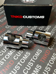 Chrome 1" Round Risers