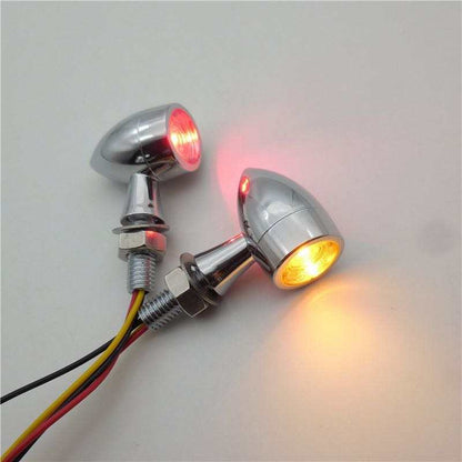 TNKD Customs 3-in-1 Mini Bullet Chrome Indicators