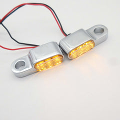 TNKD Customs Low Profile Stealth Mini Chrome Indicators