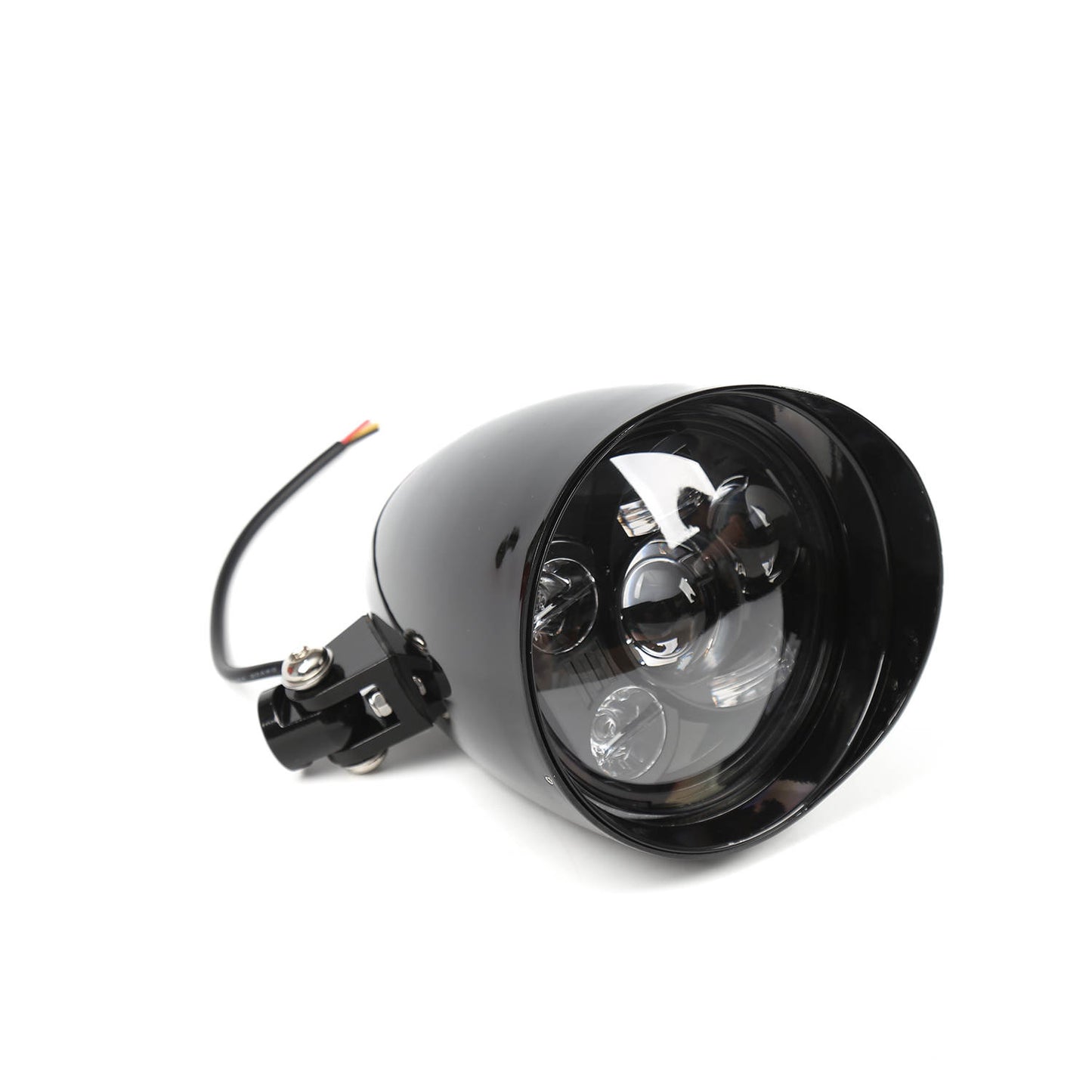 TNKD Customs 5.75" Black LED Chopper Headlight
