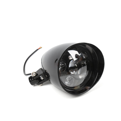 TNKD Customs 5.75" Black LED Chopper Headlight