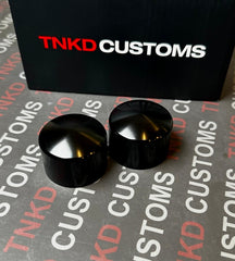 HD V-Rod Black Front Axle Bolt Covers