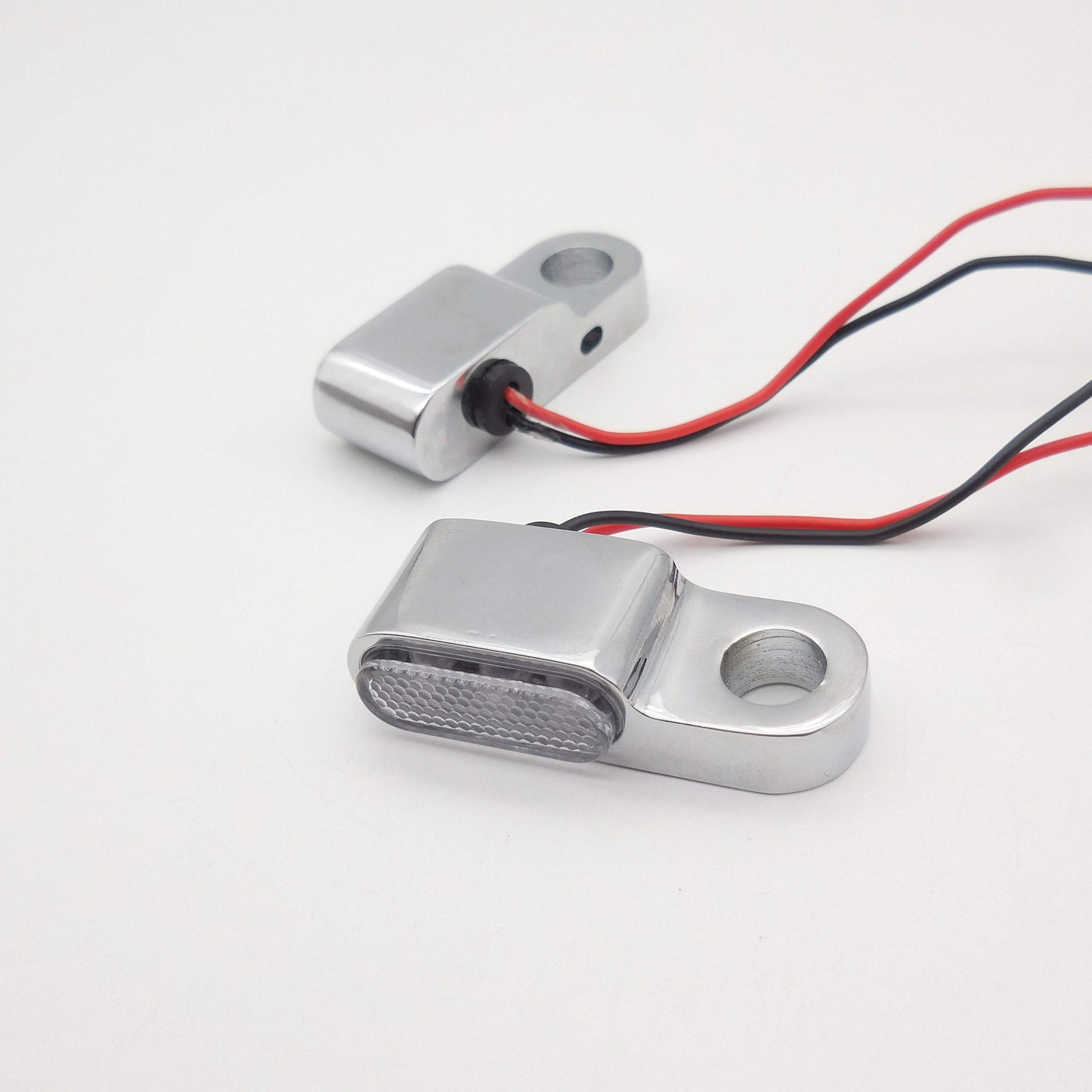 TNKD Customs Low Profile Stealth Mini Chrome Indicators