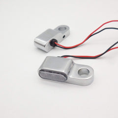 TNKD Customs Low Profile Stealth Mini Chrome Indicators