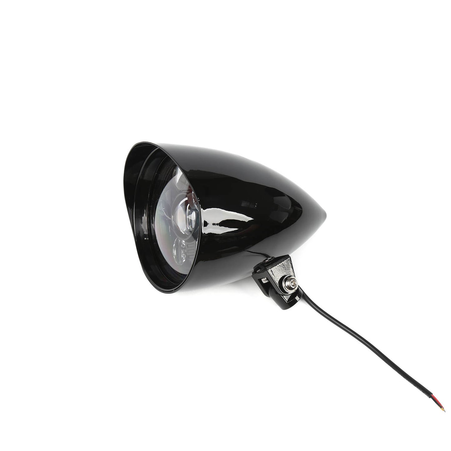 TNKD Customs 5.75" Black LED Chopper Headlight