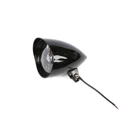 TNKD Customs 5.75" Black LED Chopper Headlight