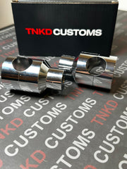 Chrome 1" Round Risers