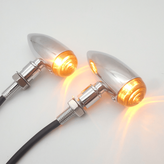 TNKD Customs Chrome LED Retro Bullet Indicators