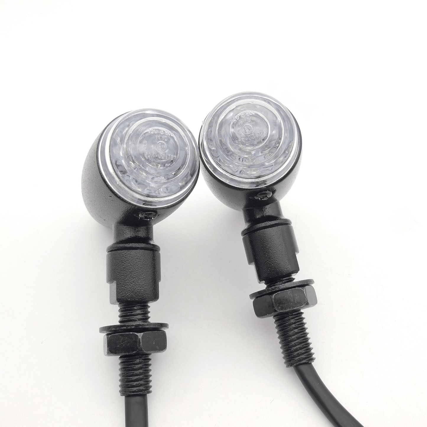 TNKD Customs Black LED Retro Bullet Indicators