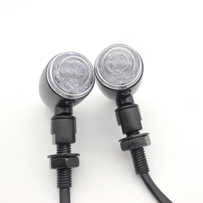 TNKD Customs Black LED Retro Bullet Indicators