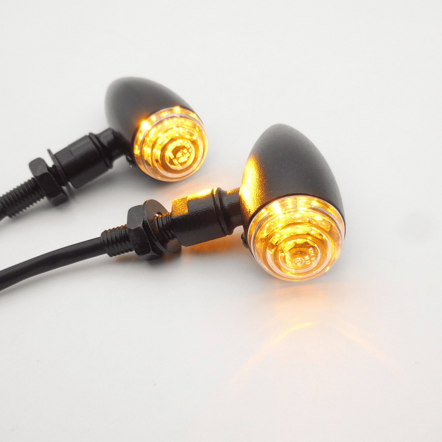 TNKD Customs Black LED Retro Bullet Indicators