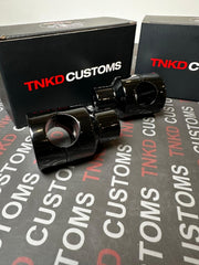 Black 1" Round Risers