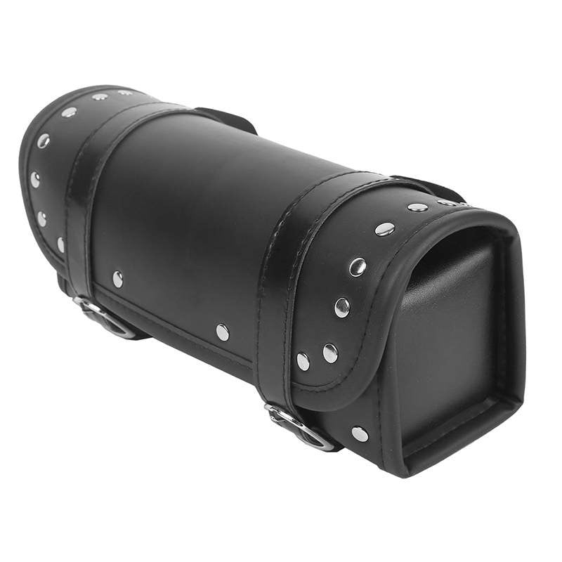 TNKD Customs Black PU Leather Fork Tool Bag w/ Studs