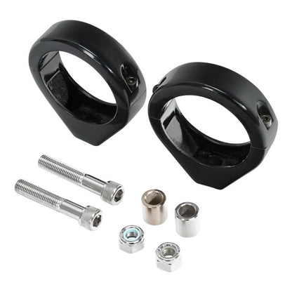 TNKD Customs 49mm Black Indicator Fork Clamps