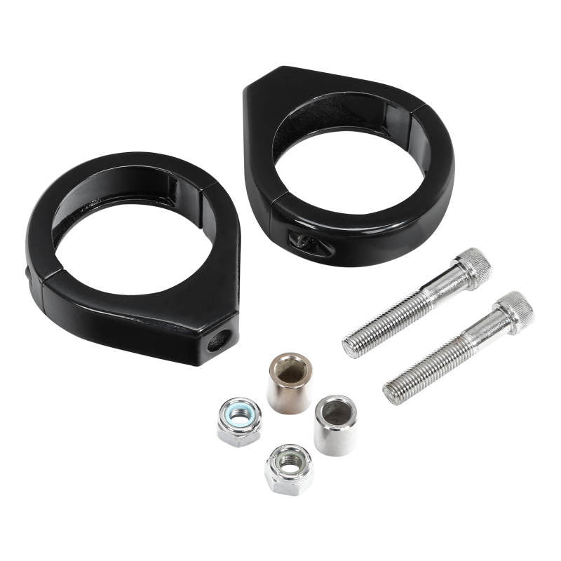 TNKD Customs 49mm Black Indicator Fork Clamps