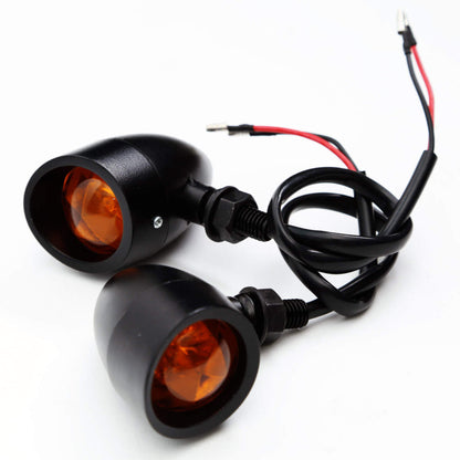 TNKD Customs Black LED Large Bullet Indicators