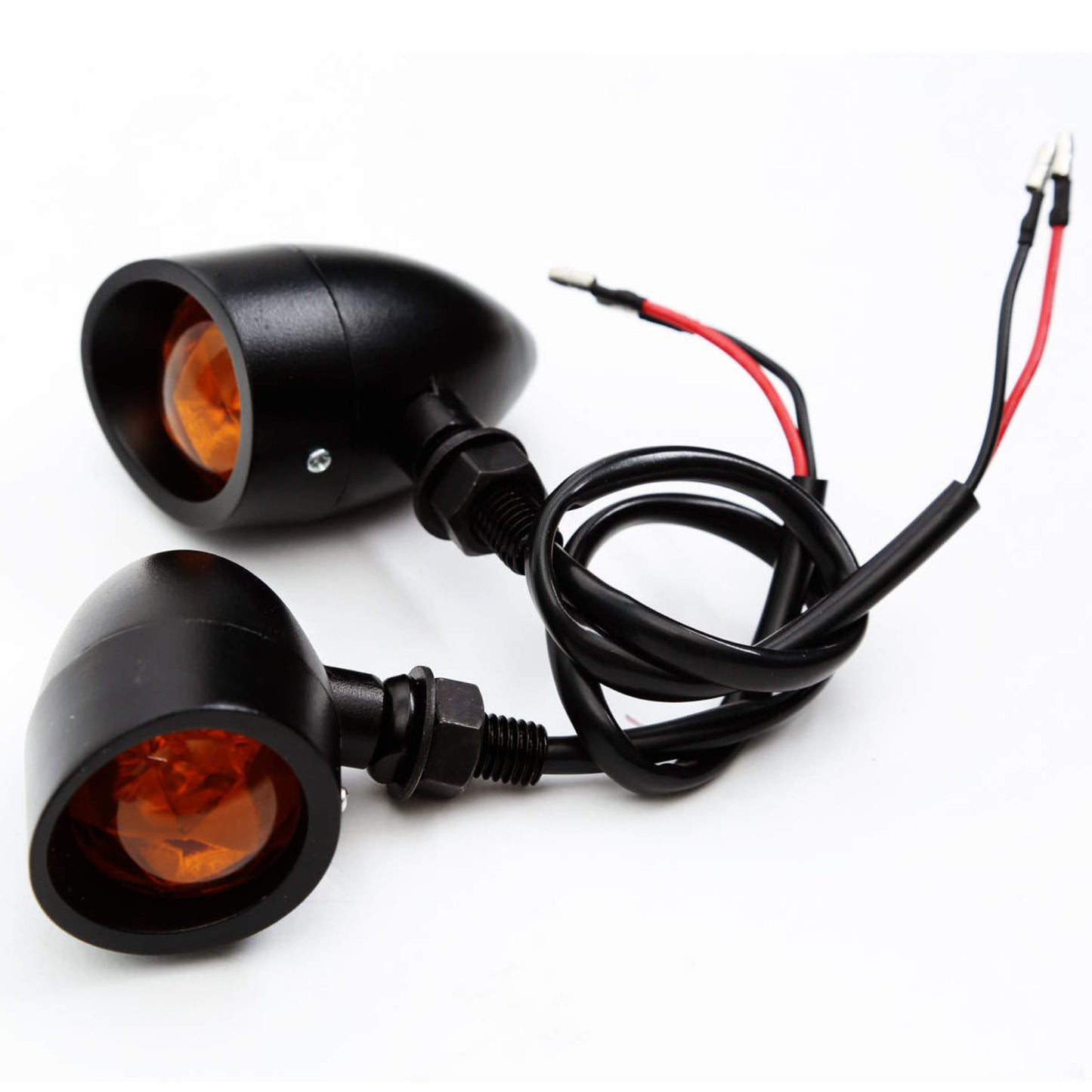 TNKD Customs Black LED Large Bullet Indicators