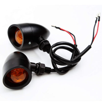 TNKD Customs Black LED Large Bullet Indicators