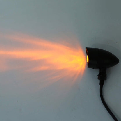 TNKD Customs Black LED Large Bullet Indicators