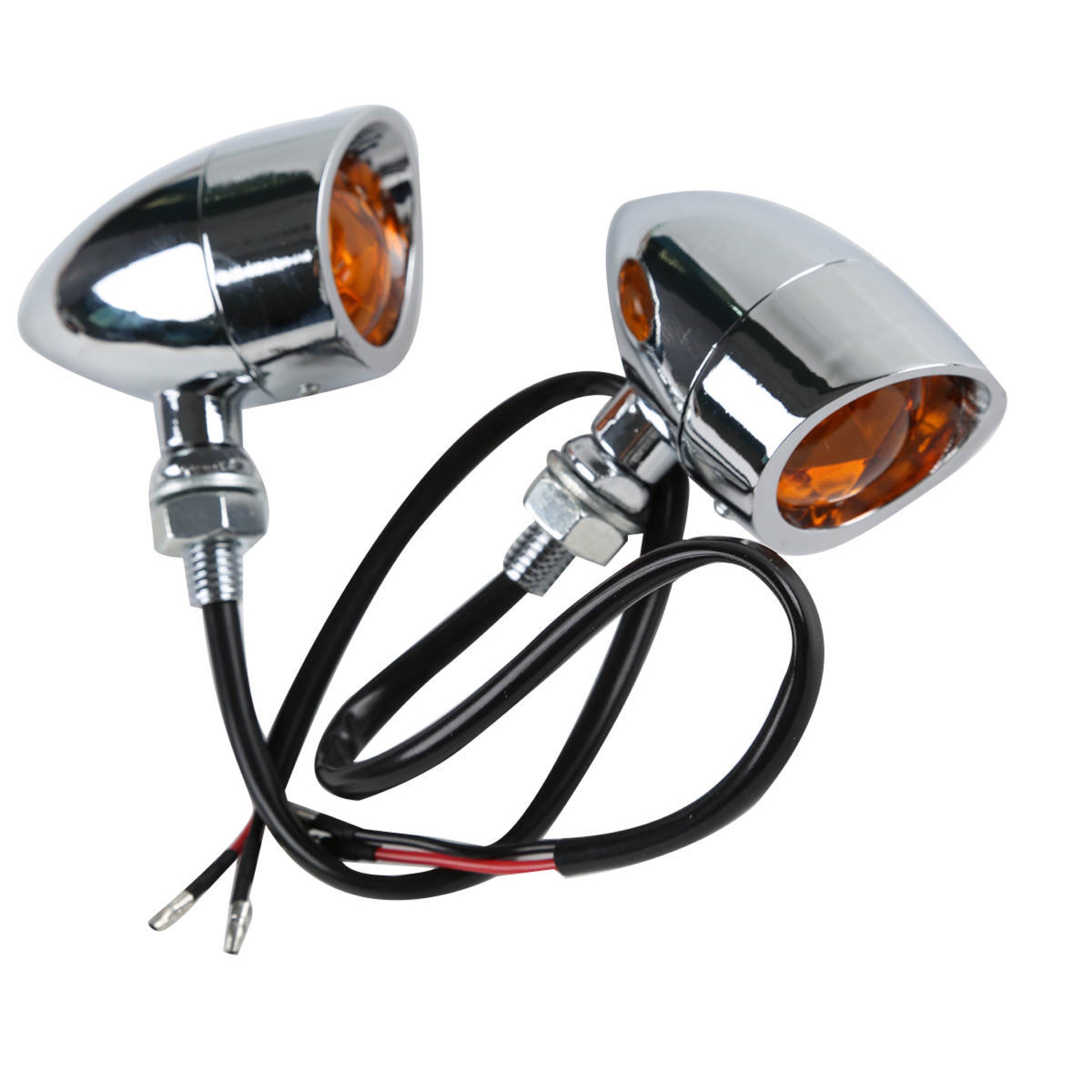 TNKD Customs Chrome LED Large Bullet Indicators