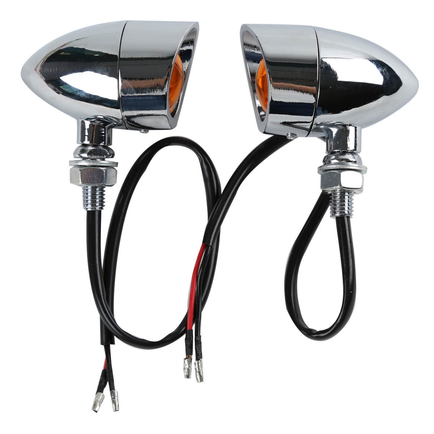 TNKD Customs Chrome LED Large Bullet Indicators