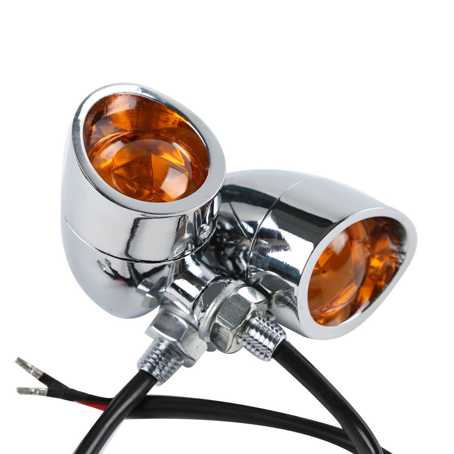 TNKD Customs Chrome LED Large Bullet Indicators
