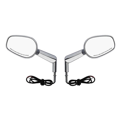 TNKD Customs Chrome Integrated Indicator Mirrors