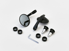 TNKD Customs Round Bar End Black Mirrors