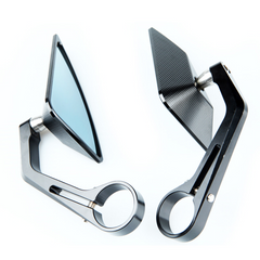 TNKD Customs Spearhead Bar End Black Mirrors